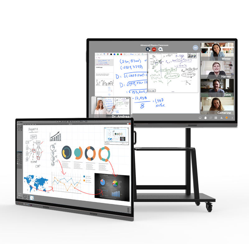 Tableau blanc interactif touchant la conférence de Smart Board de contrôle d'écran tout en une machine