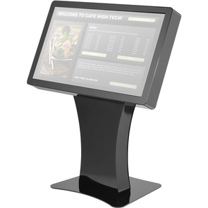 Machine horizontale adaptée aux besoins du client d'enquête d'écran tactile capacitif de fenêtre interactive de 43 pouces