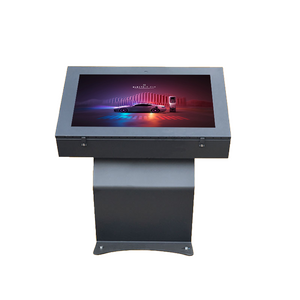 Écran tactile horizontal debout de kiosque de demande d'information du marketing K de plancher interactif tout dans un kiosque de PC
