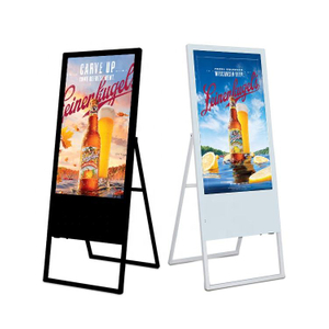 Machine publicitaire de cabine photo à écran tactile de haute qualité, affichage numérique portable